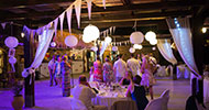 Wedding reception decorations in Sifnos
